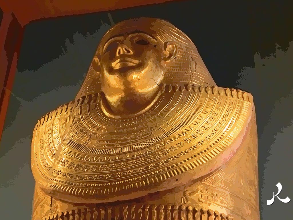sarcophage doré… parisien !