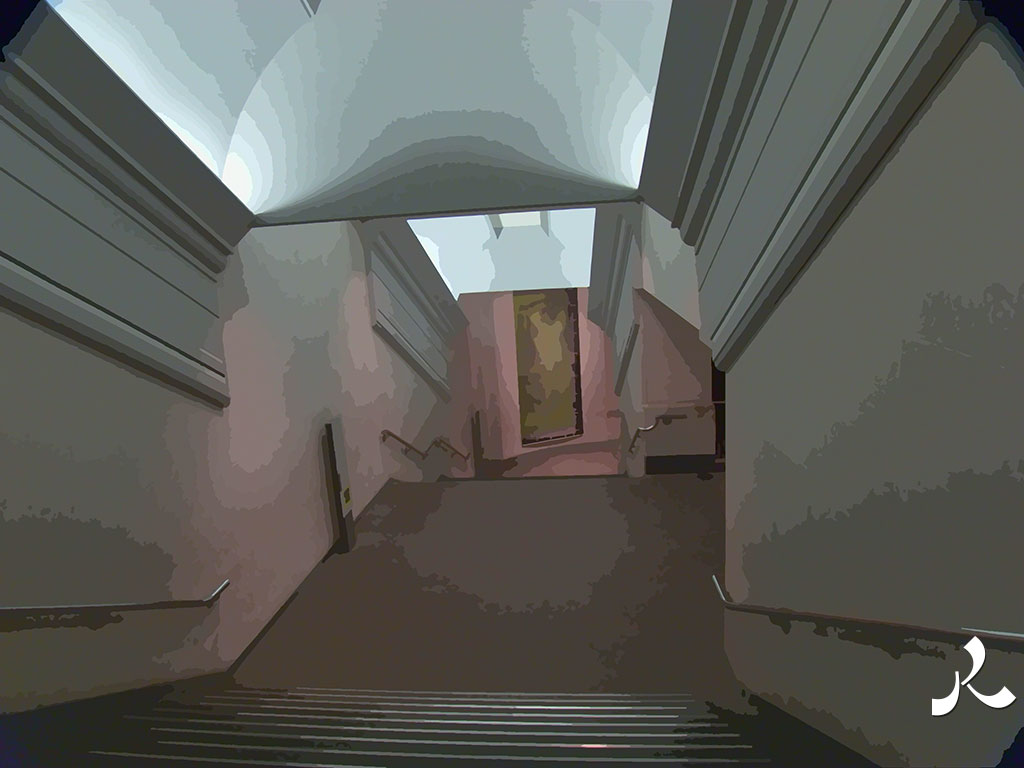 escalier de musée