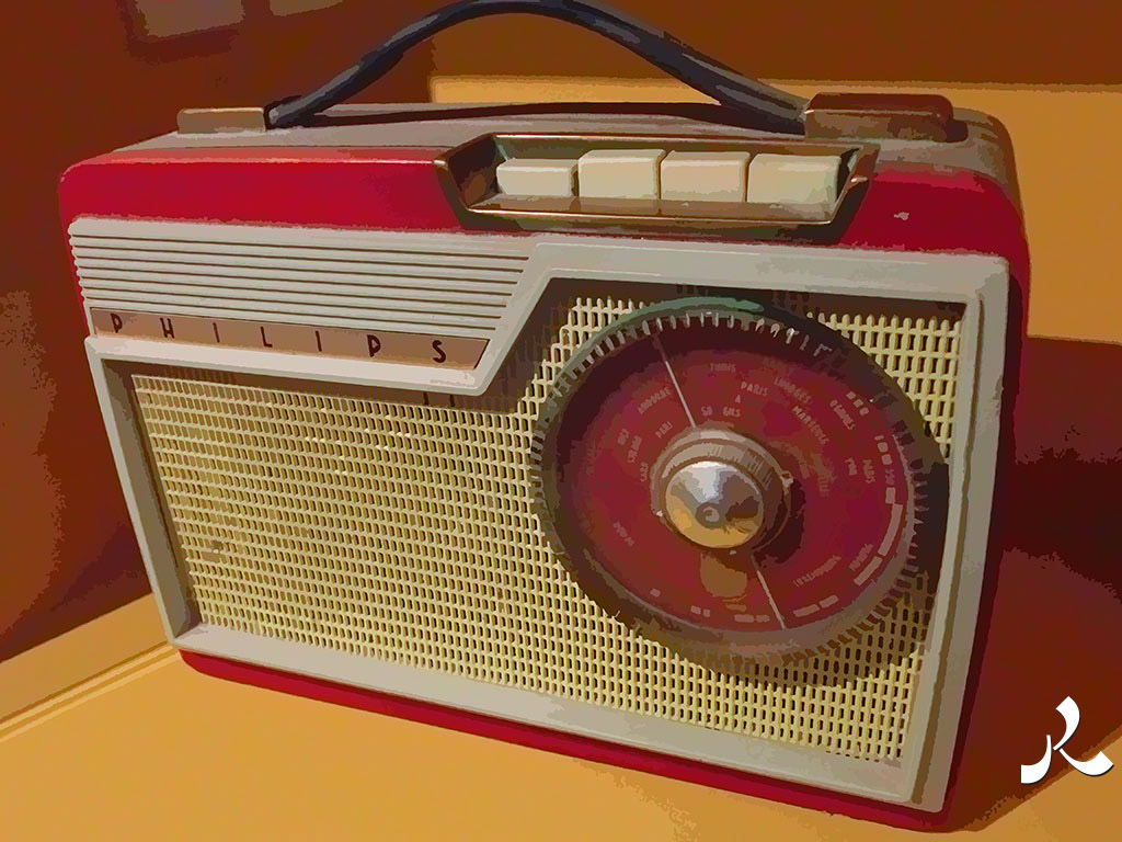 vieux poste de radio