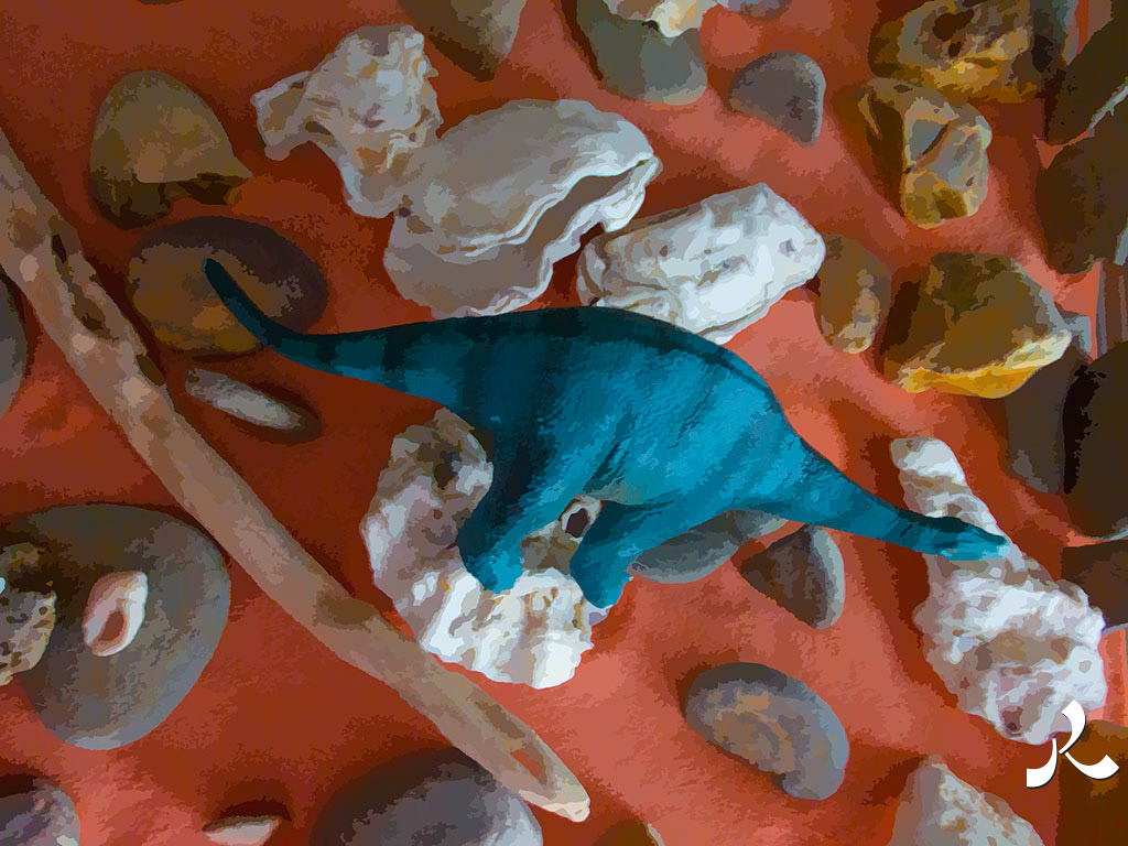 diplodocus dans un drôle d'endroit