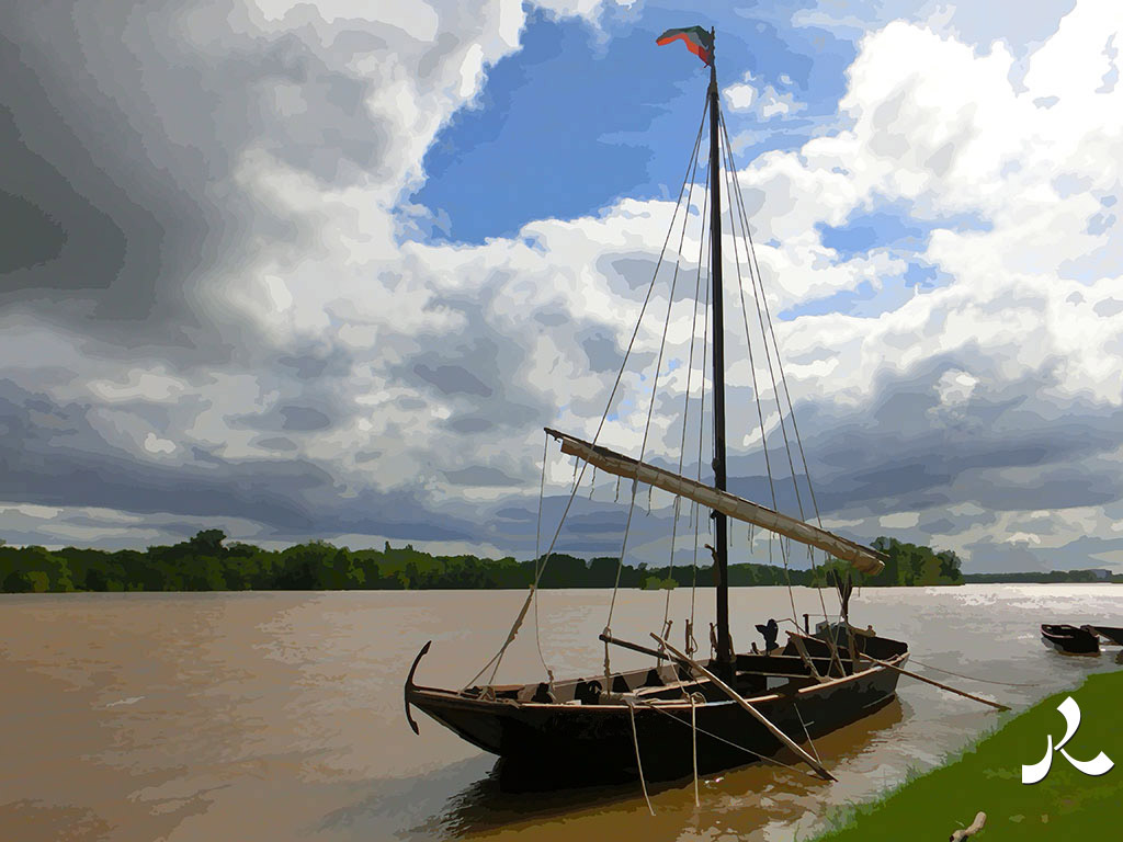 Un bateau sur la Loire