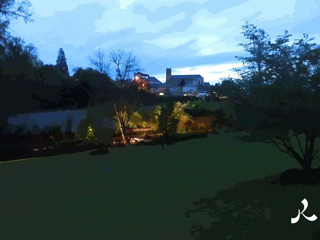 la nuit tombe sur Maulévrier