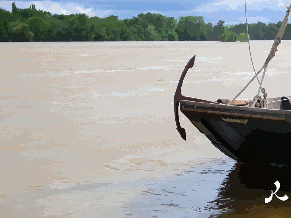 un bateau sur la Loire