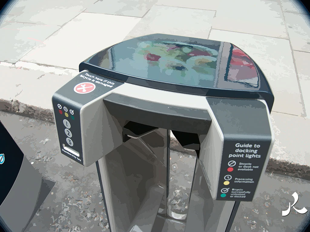 attache-vélib londonien