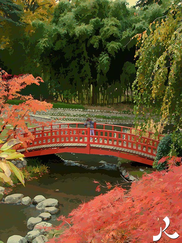 pont japonais à Paris