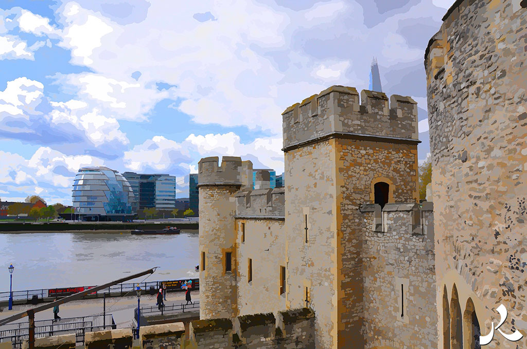 La Tamise vue de la Tour de Londres